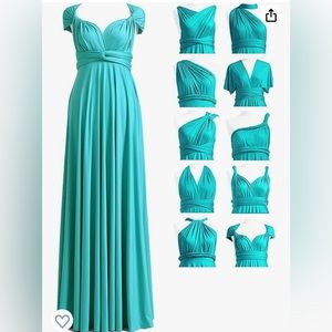 72styles Infinity Dress with Bandeau, Convertible Bridesmaid Dress, Long
